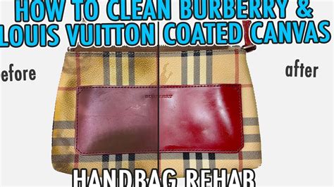 how to clean Burberry bag